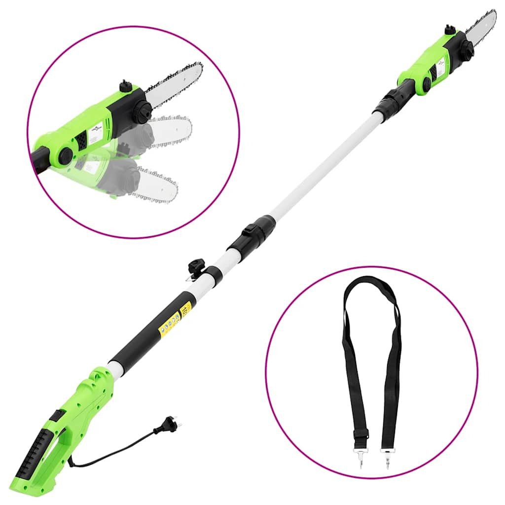 Elektrische Kettensäge mit Teleskopstange 25 cm 710 W