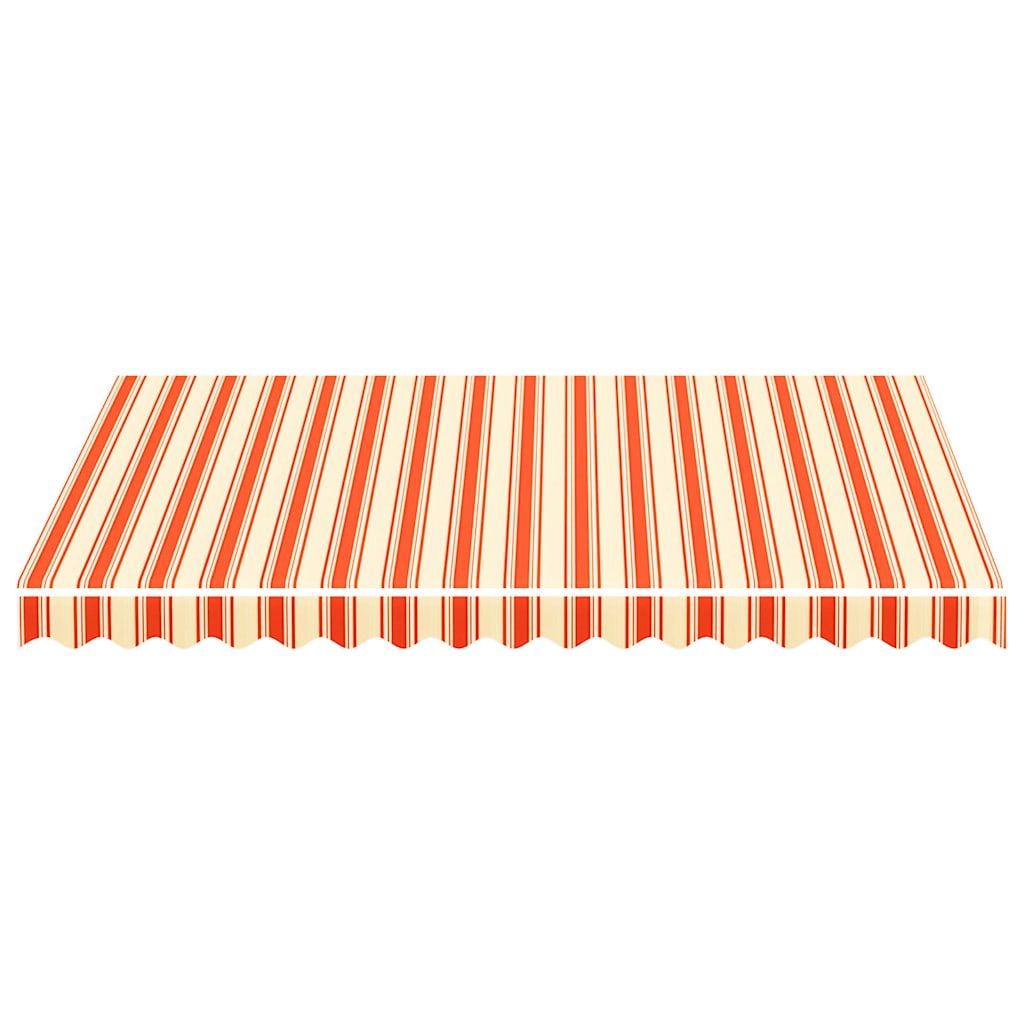 Ersatzstoff für Markise Gelb und Orange 300x250 cm Polyester