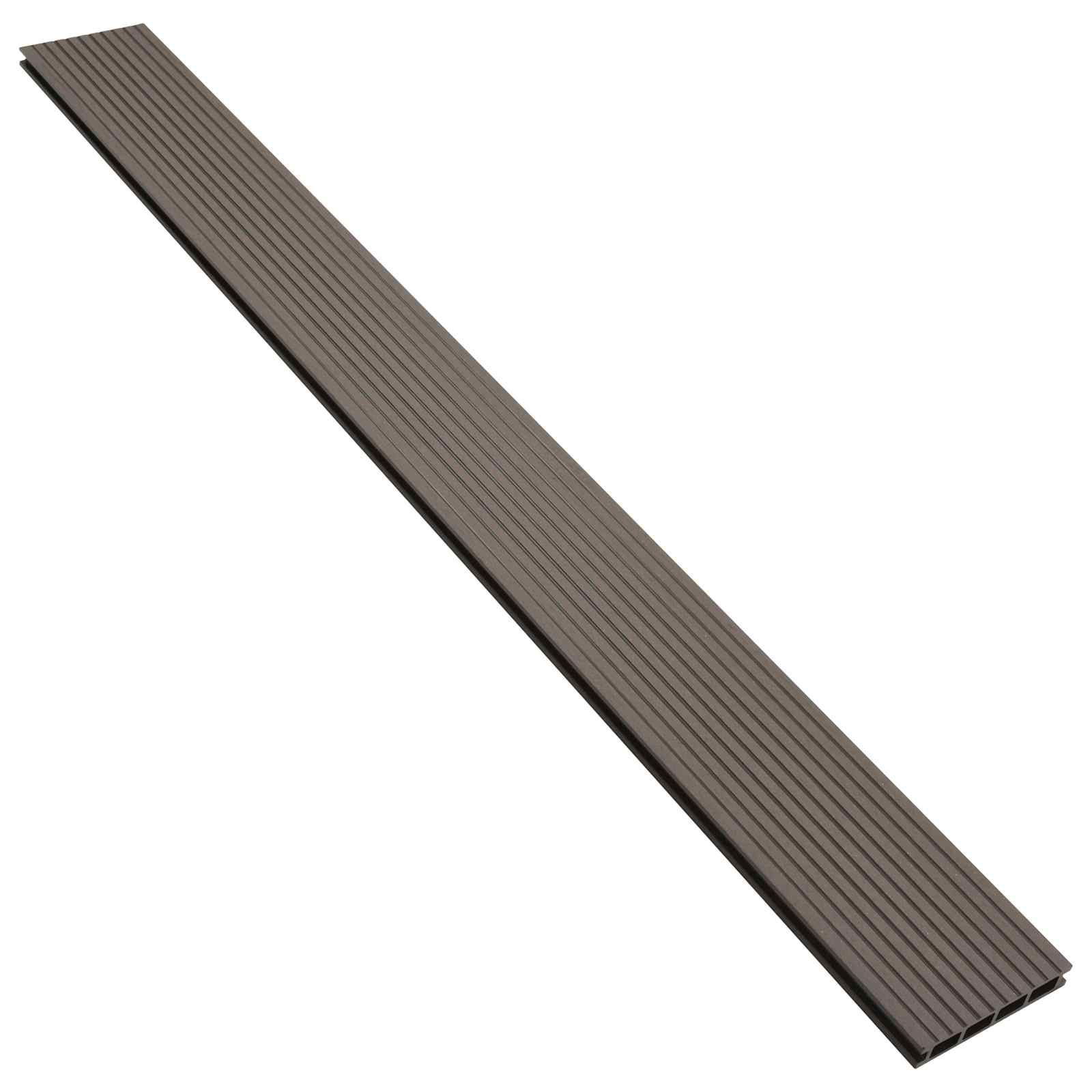 Terrassendiele 30 stk. Dunkelbraun WPC