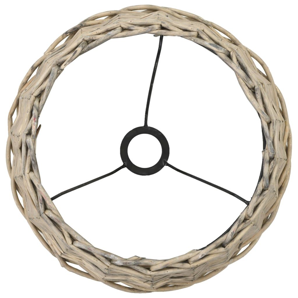 Lampenschirm Korbweide 38 x 23 cm Natur