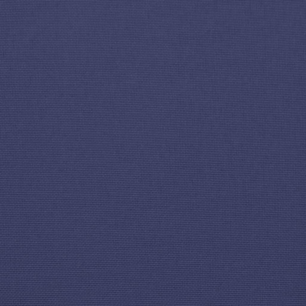 Palettenkissen-Set Marineblau 60x40x12 cm Stoff