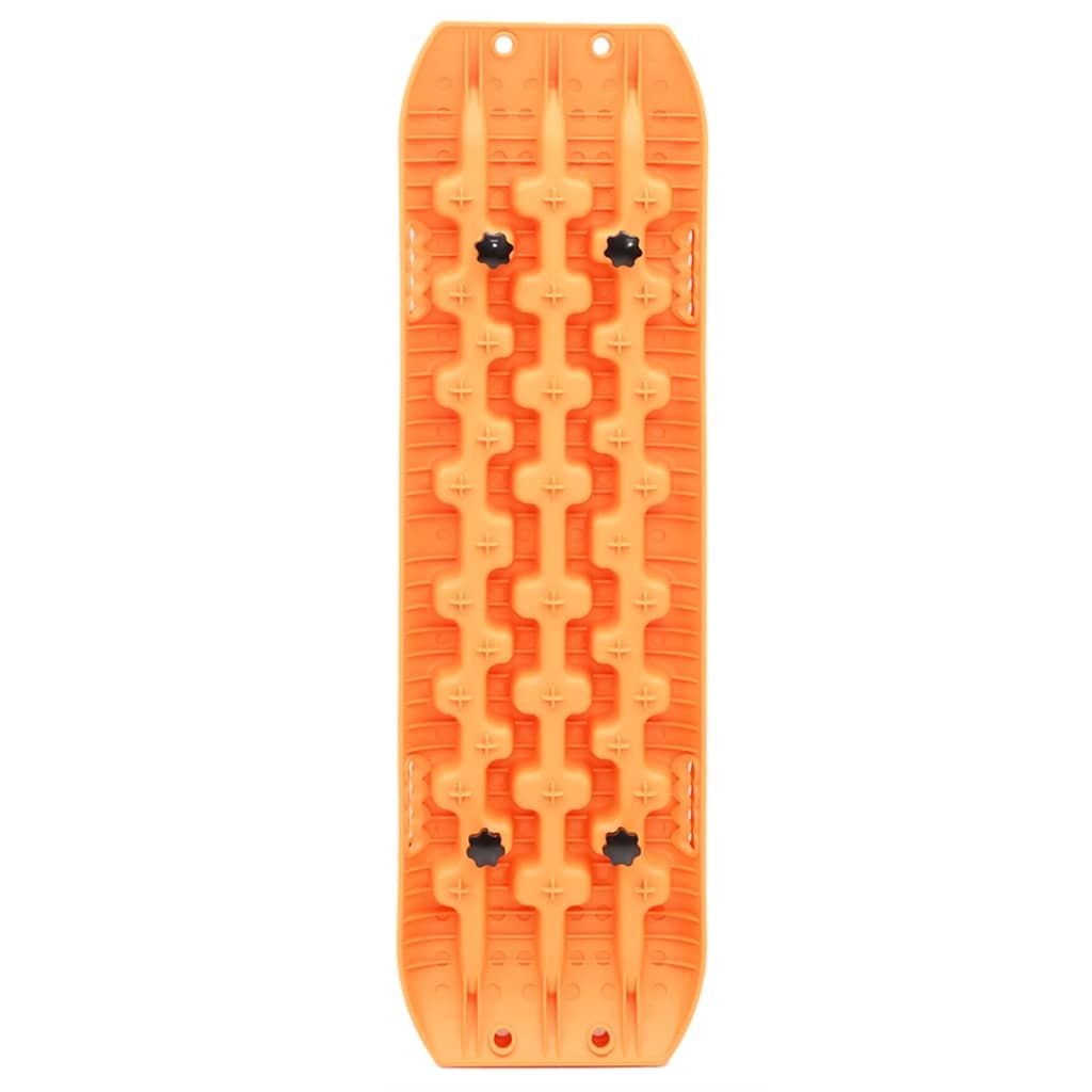 Traktionsmatten 2 Stk. Orange 106x30,5x7 cm Nylon