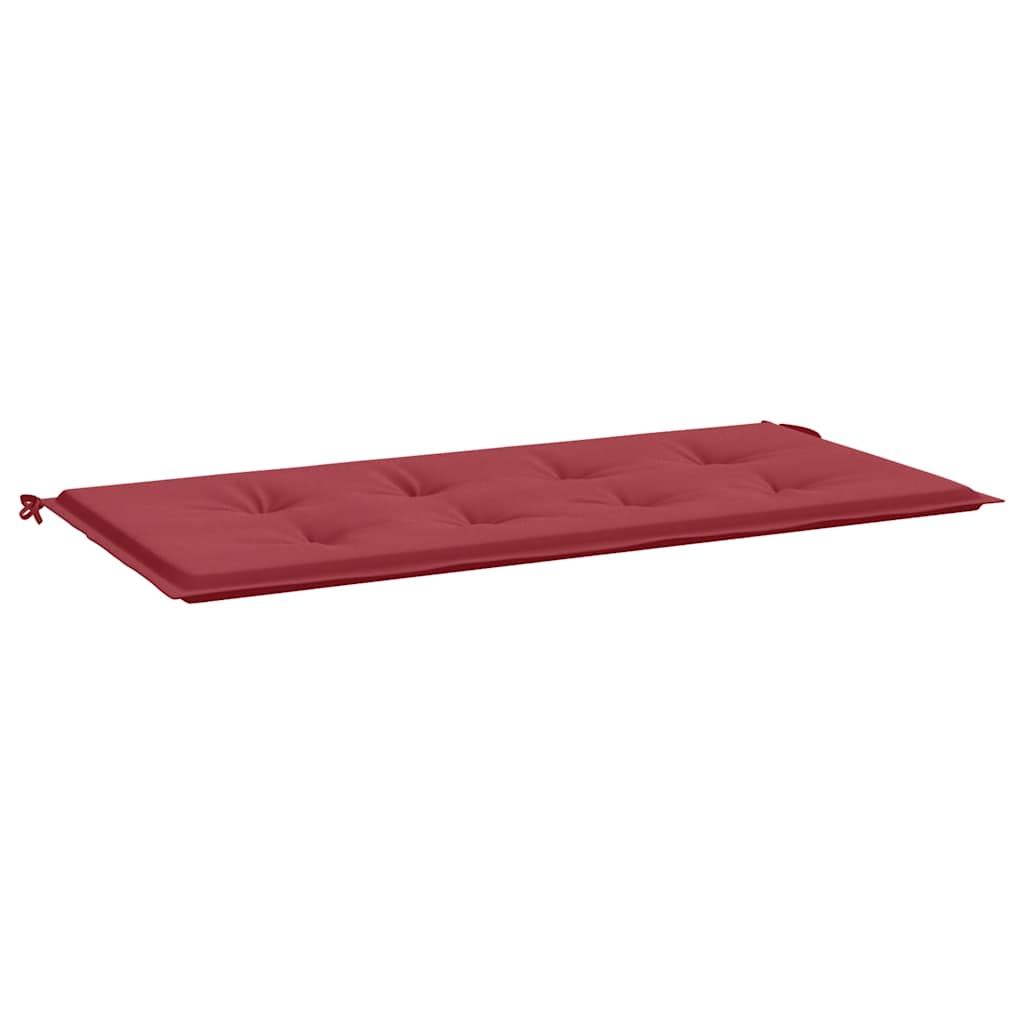Gartenbank-Auflage Weinrot 100x50x4 cm Oxford-Gewebe