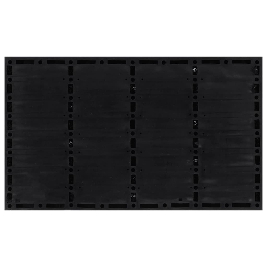 Fußmatte Rechteckig 45x75 cm Gummi und Kokosfaser