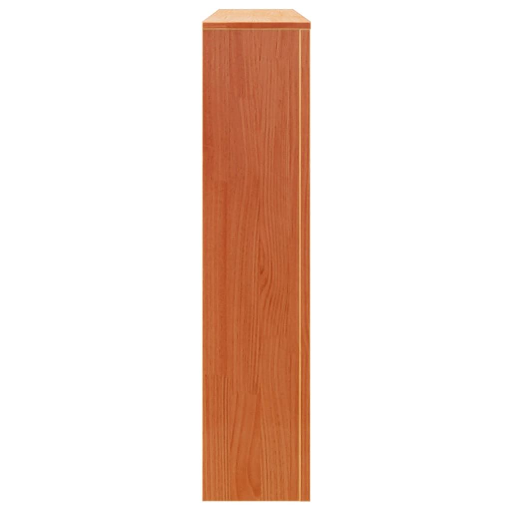 Heizkörperverkleidung Wachsbraun 108,5x19x84cm Massivholz