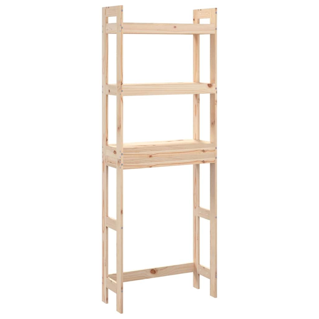 Toilettenregal 63x26x171 cm Massivholz Kiefer