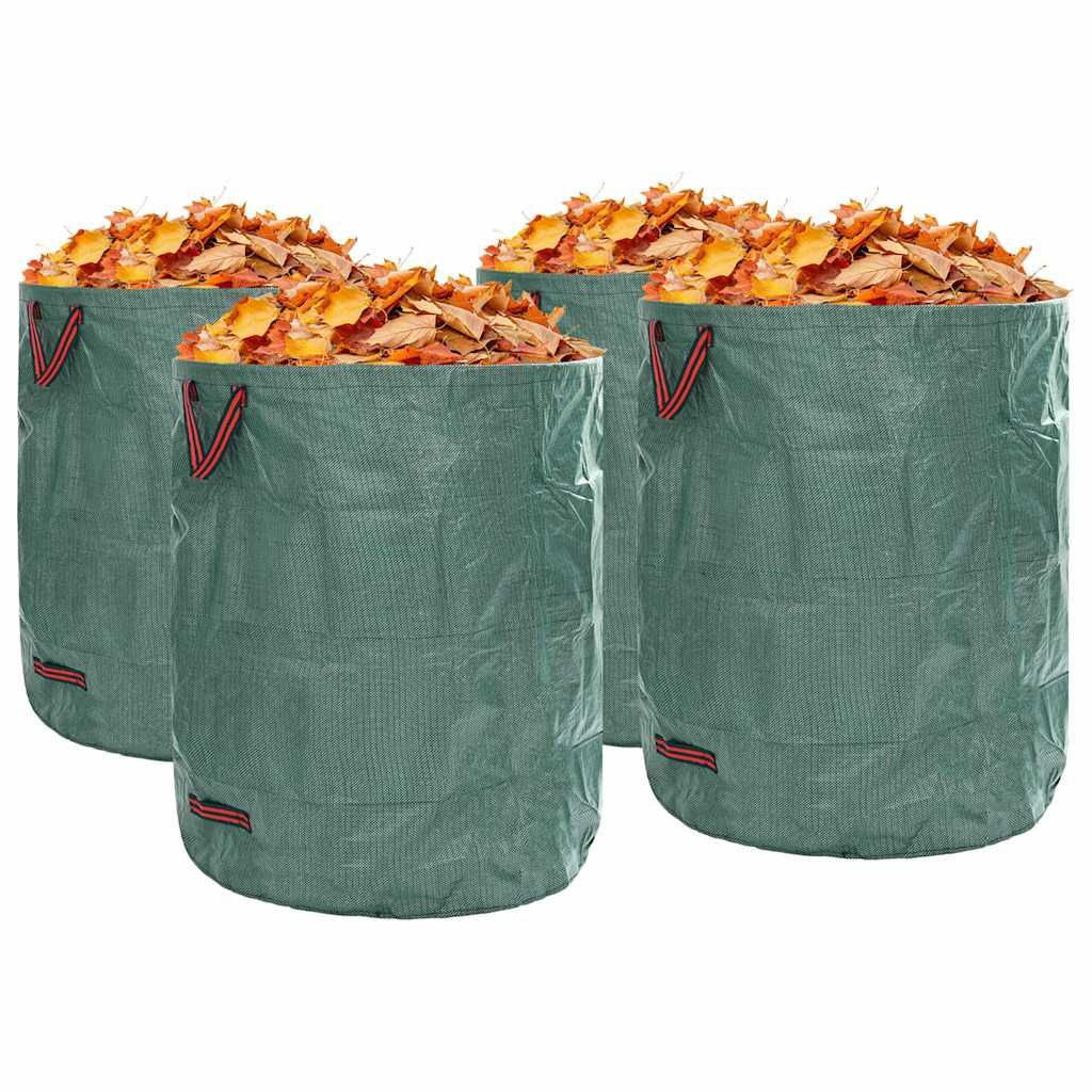 Gartenmüllsäcke 4 stk. 500 l Grün Polypropylen