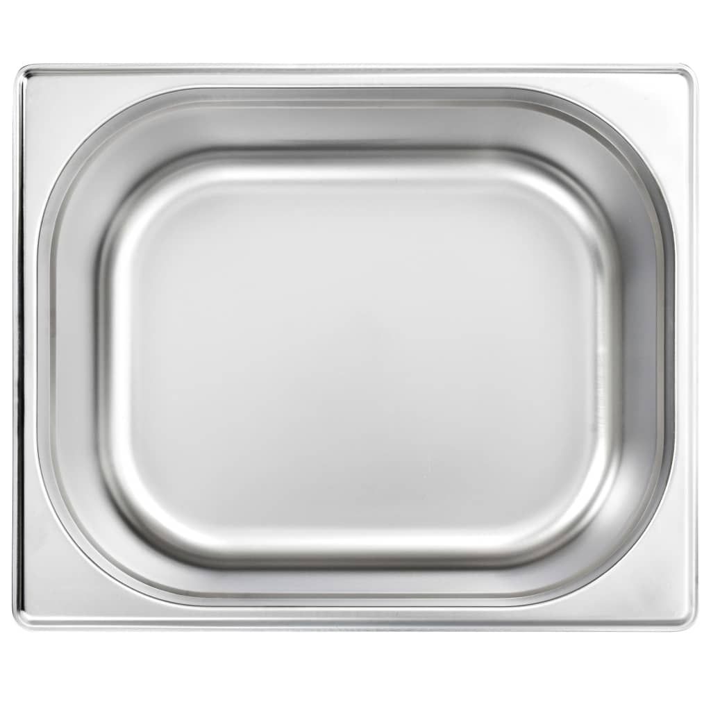 Gastronormbehälter 2 Stk. GN 1/2 150 mm Edelstahl