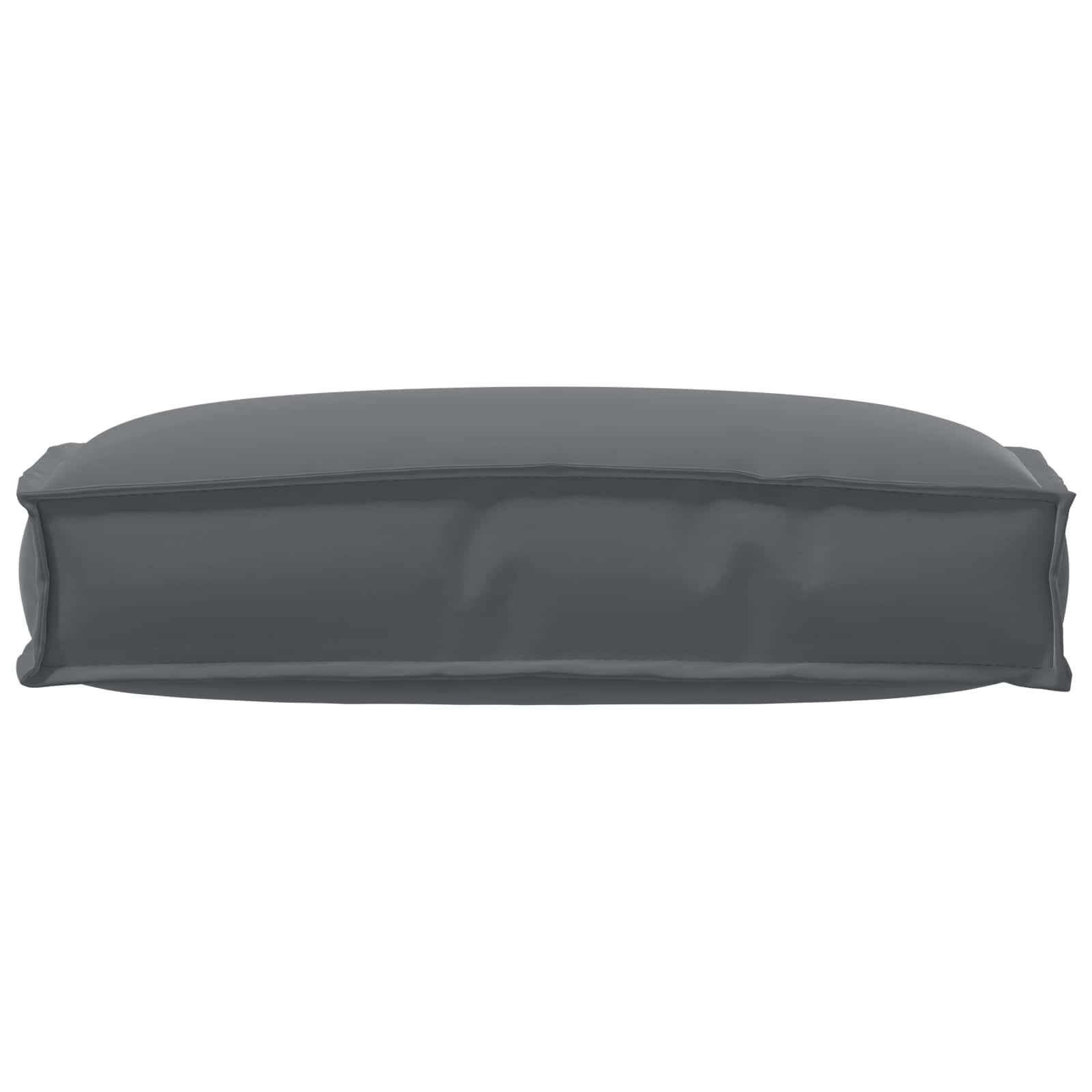 Kissen Anthrazit 60 x 40 x 12 cm Oxford-Stoff