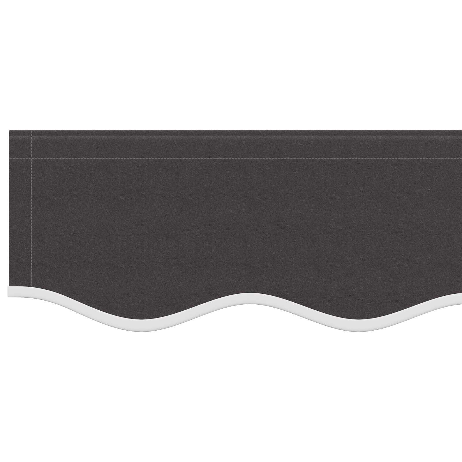 Ersatzstoff für Markise Grau 300x250 cm Polyester