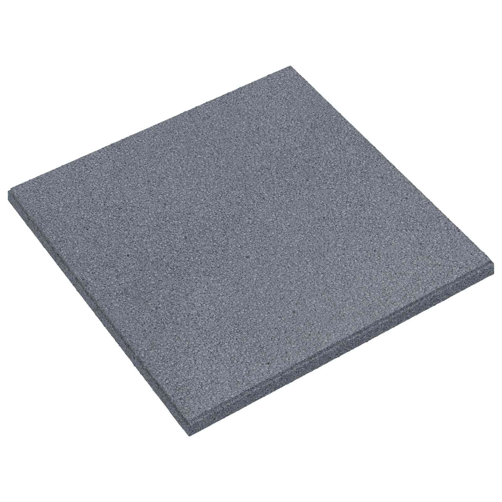 Sturzschutzfliesen 12 pcs Grau 50 x 50 cm Gummi