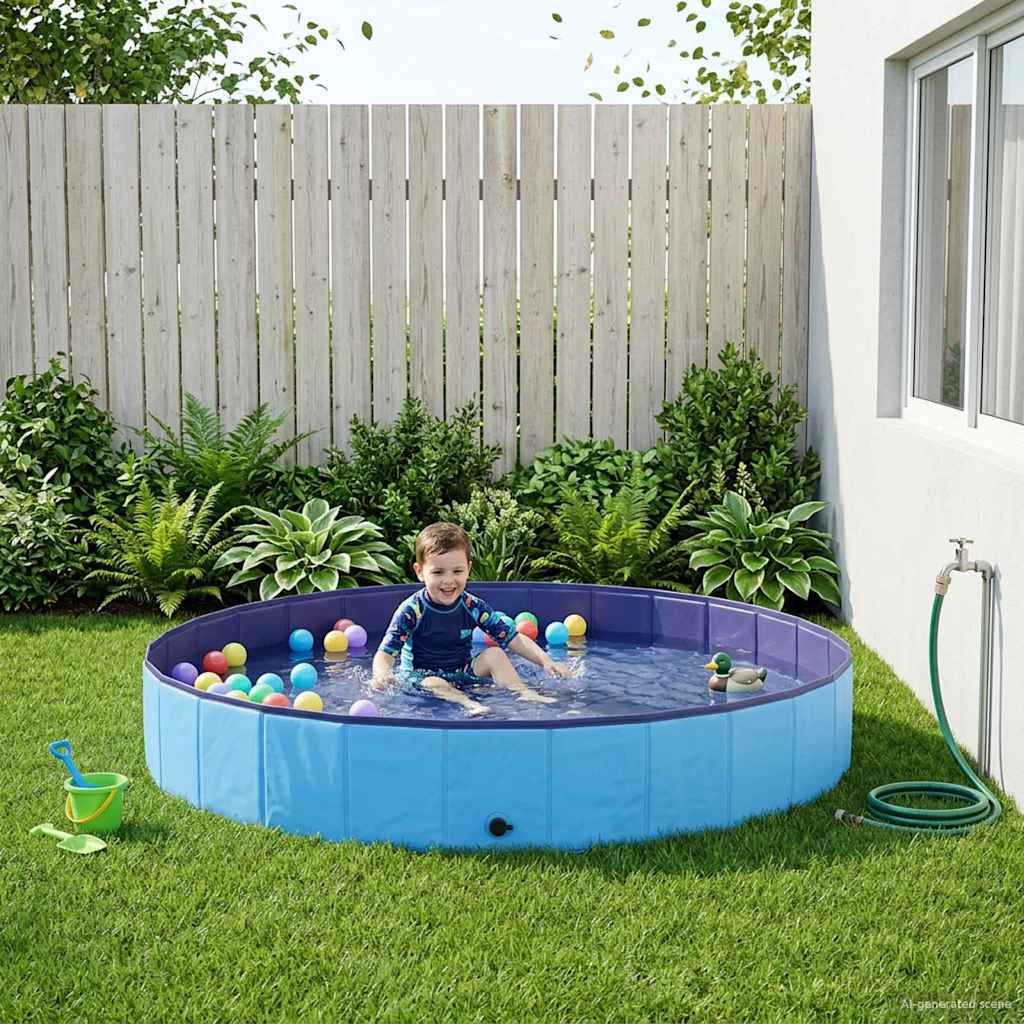 Kinder Schwimmbecken Blau Ø200 x 30 cm