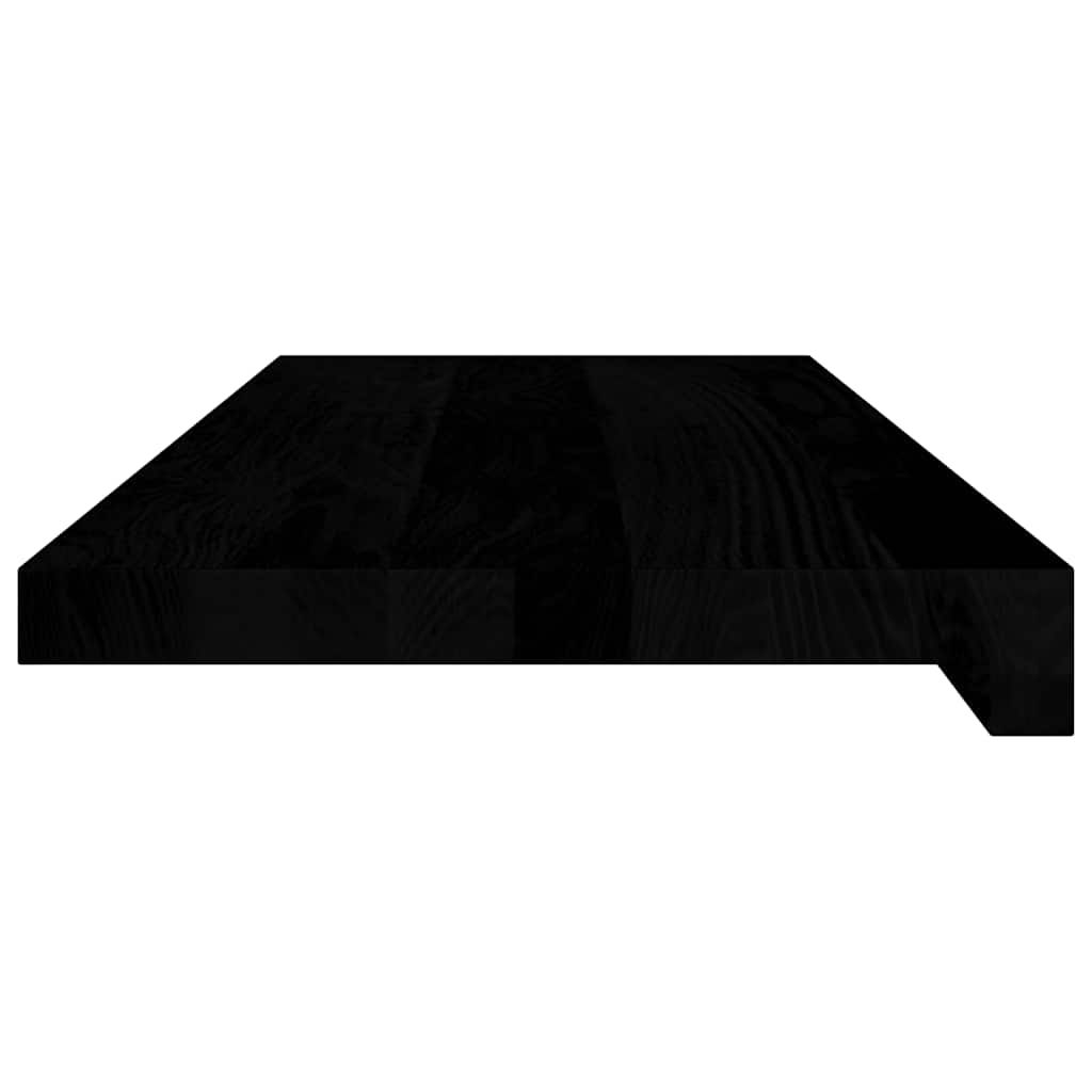 Treppenstufen 4 Stk. Braun-Schwarz 70x25x2 cm Massivholz Eiche
