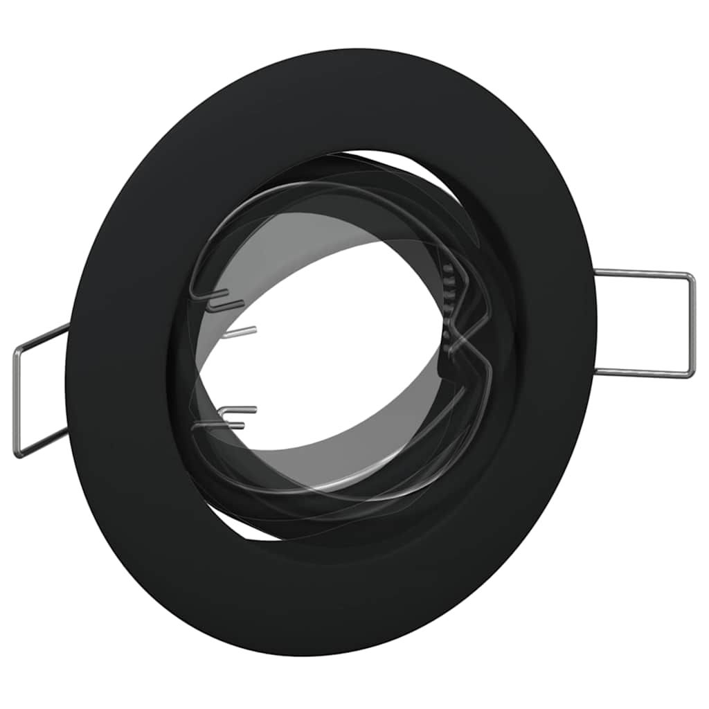 Spotlight 24 stk. Schwarz 9 x 9 x 2,5 cm Metall