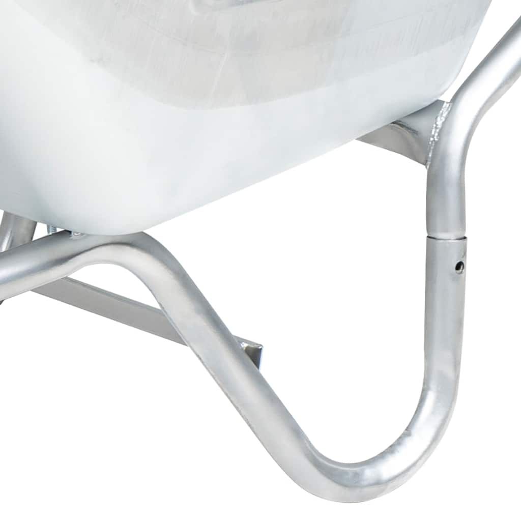 Schubkarre 90 L 150 kg Verzinkter Stahl und Kunststoff