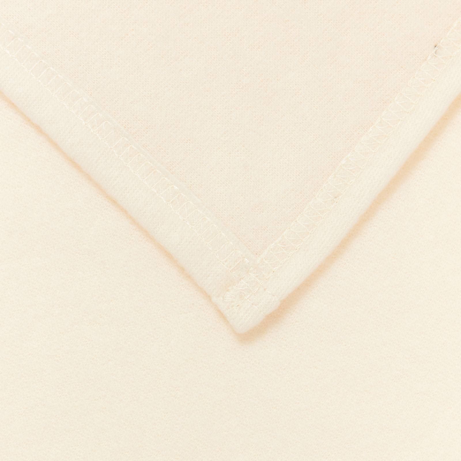 Überwurfdecke Creme 210 x 140 cm Fleece