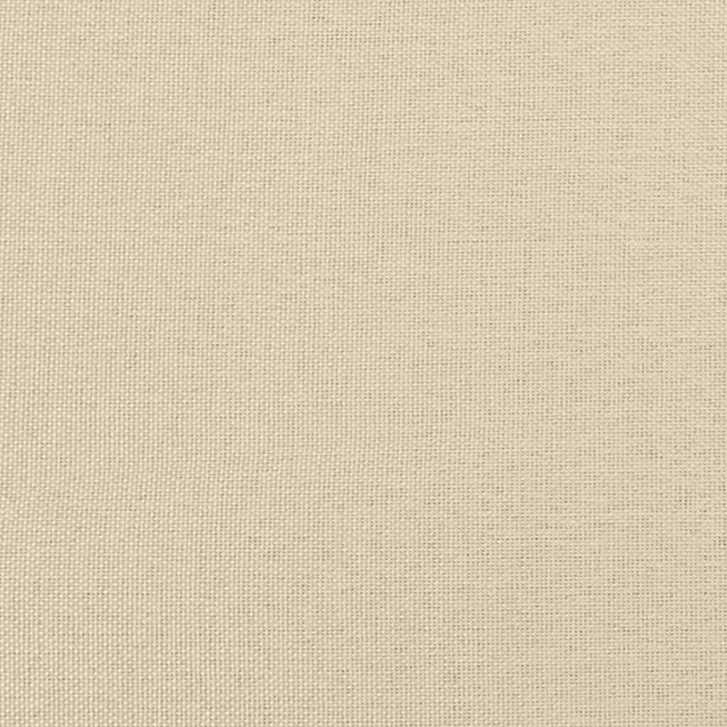 Zierkissen 2 Stk. Creme Ø15x50 cm Stoff