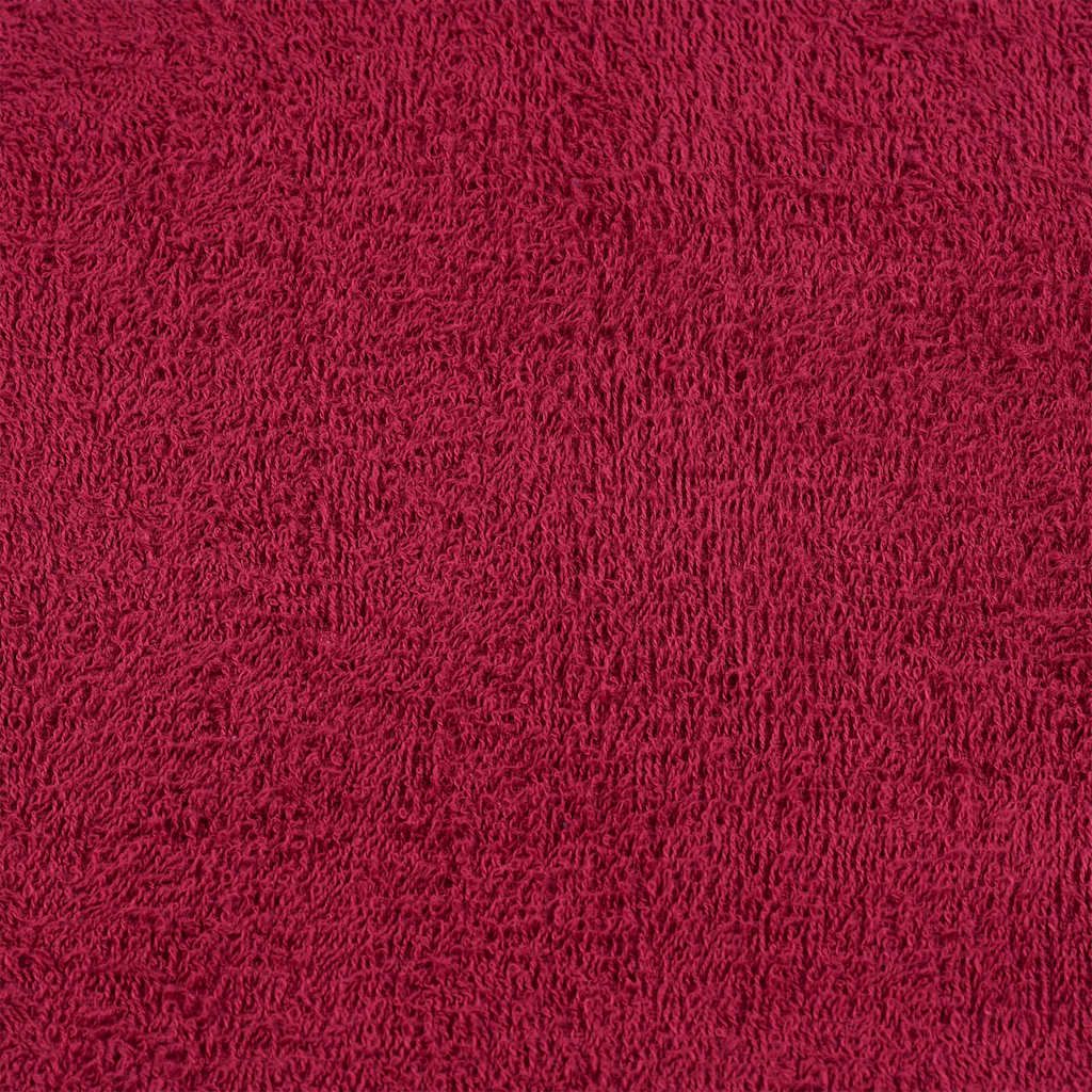 Waschtücher FROGN 2 Stk. Bordeaux 30x30 cm 360 g/m²