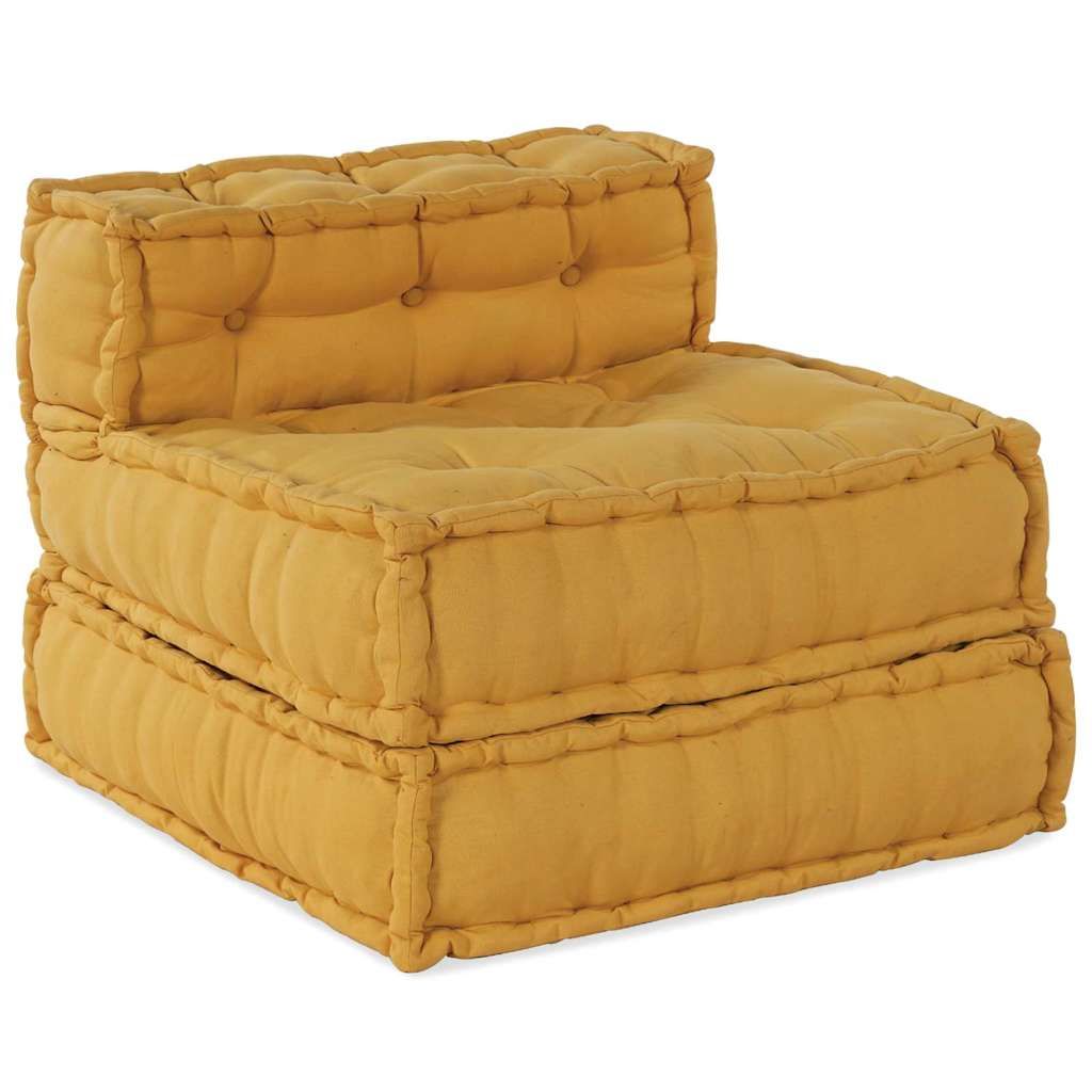 Modulare Sofagarnitur 4 pcs Gelb Stoff
