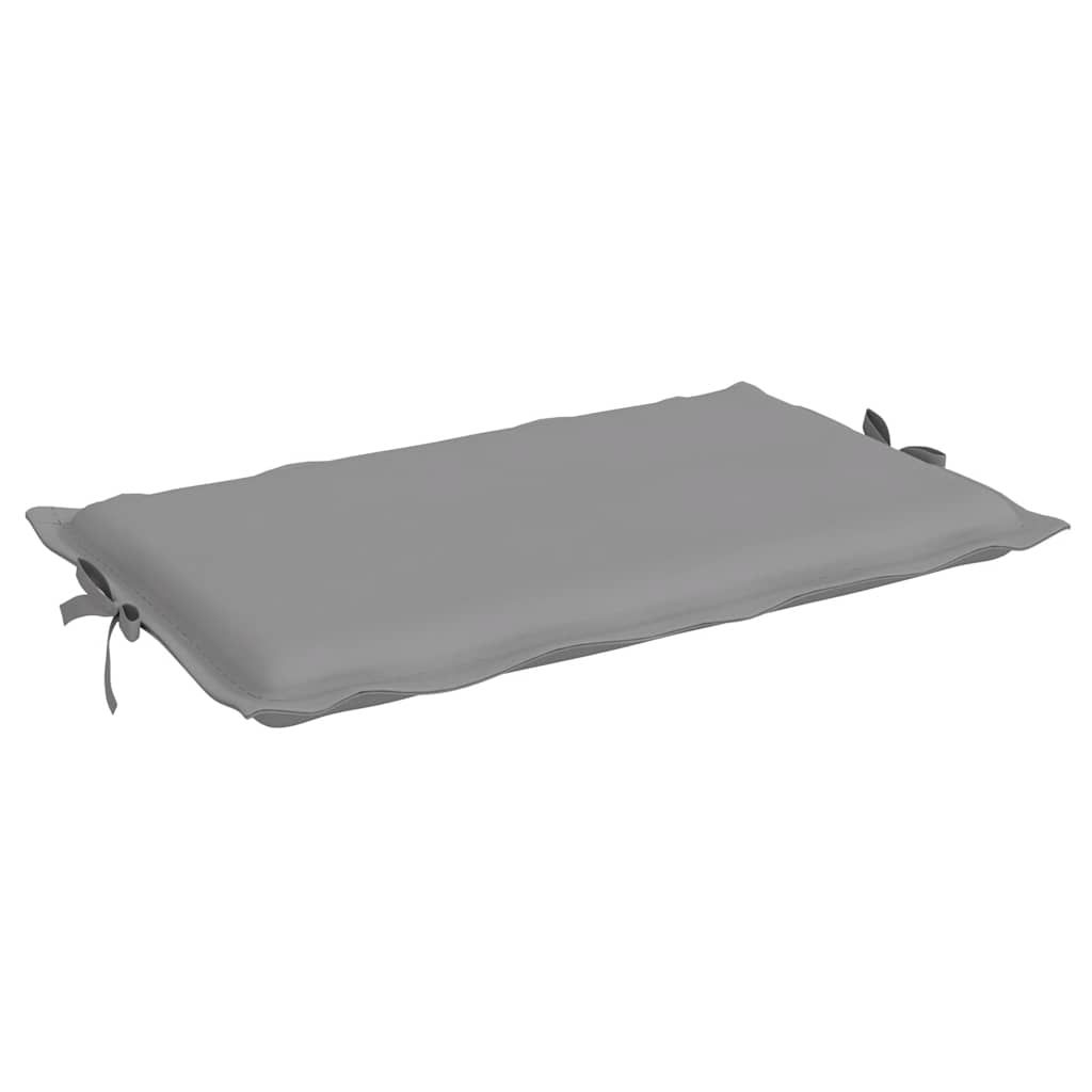 Sonnenliegen-Auflage Grau 186x58x4 cm Oxford-Gewebe