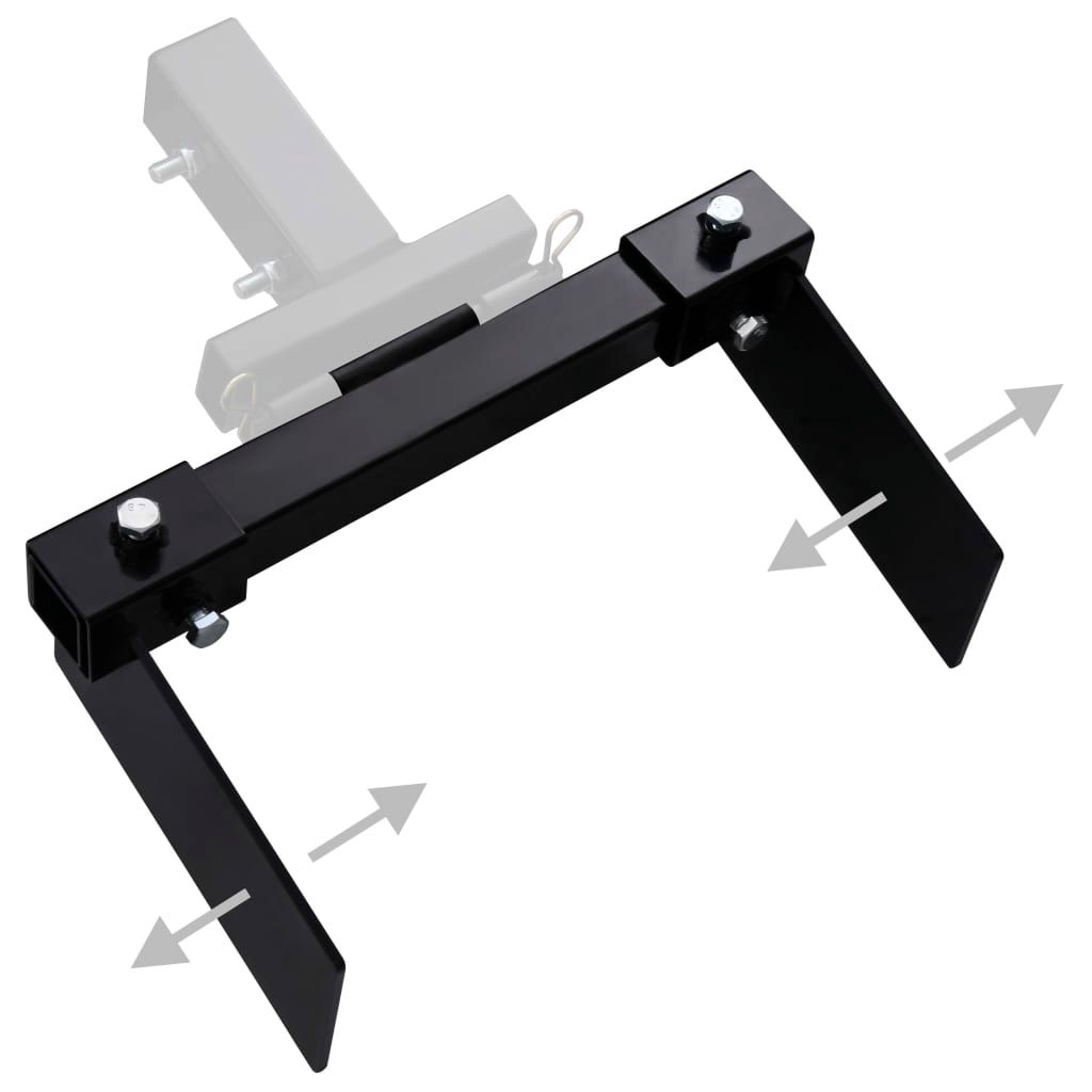 Schneeschild für Rasentraktor mit Adapter 100 cm
