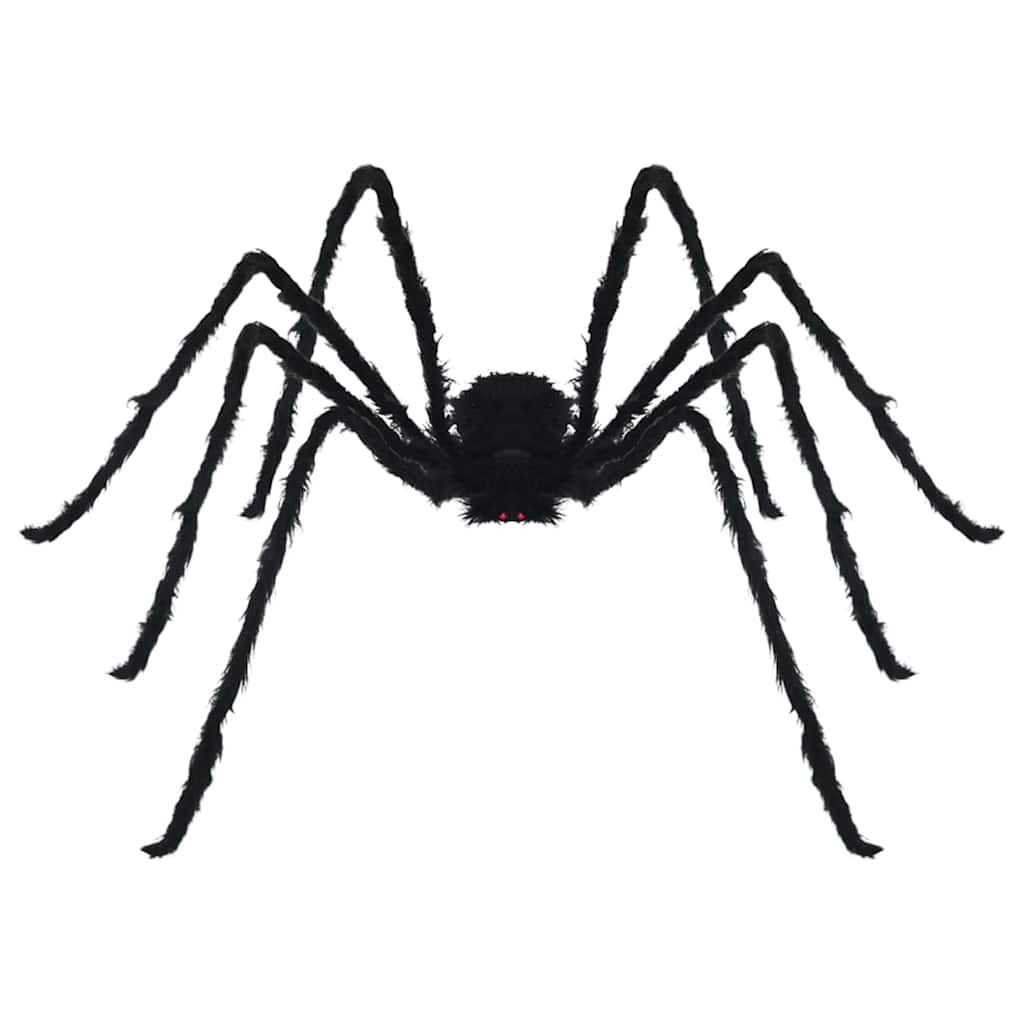 Halloween-Spinnendekoration mit Netzen 2 pcs Schwarz und Weiß