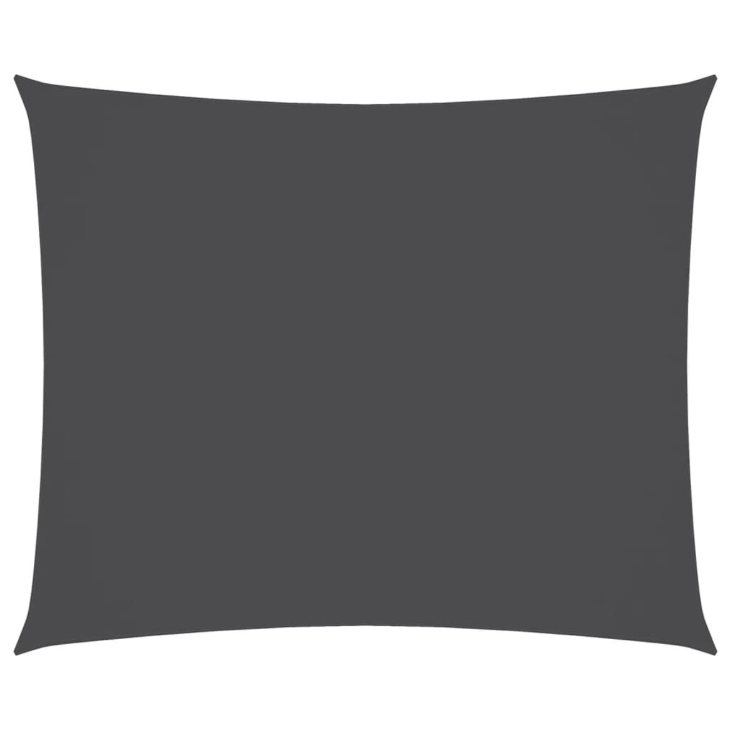 Sonnensegel Oxford-Gewebe Rechteckig 4x5 m Anthrazit