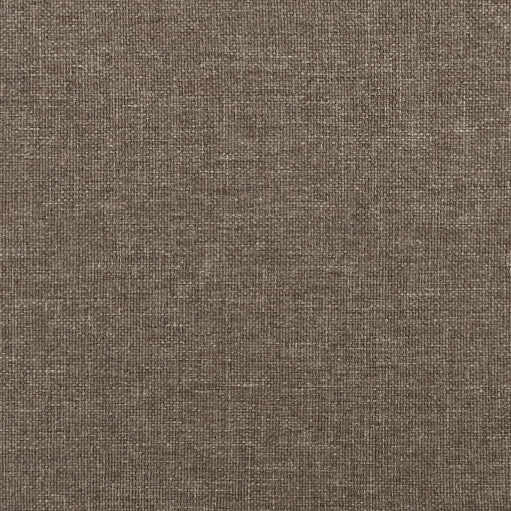 Zierkissen 2 Stk. Taupe 40x40 cm Stoff