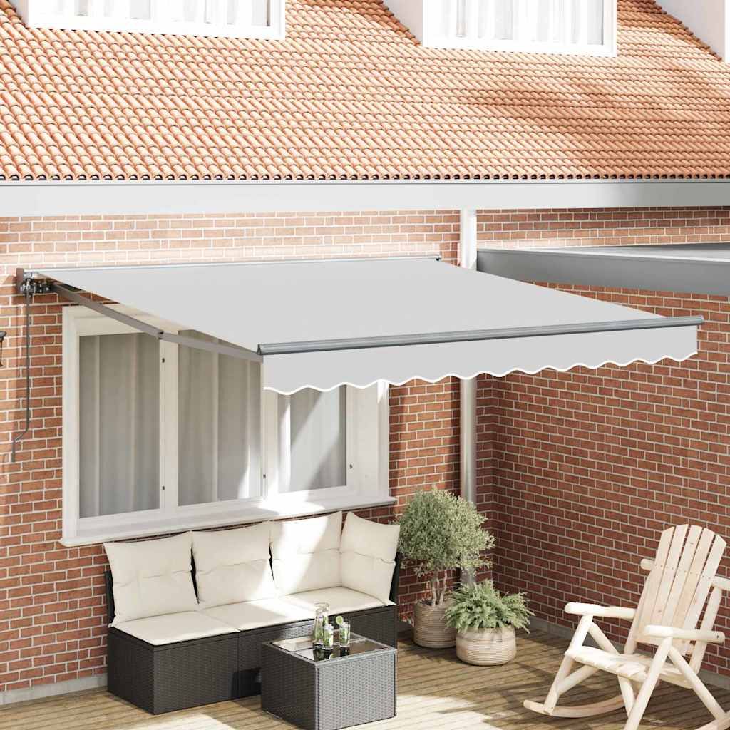 Markisenrahmen Verstellbar Anthrazit 3 x 2,5 m Stahl