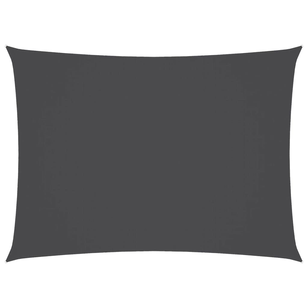Sonnensegel Oxford-Gewebe Rechteckig 2,5x4,5 m Anthrazit