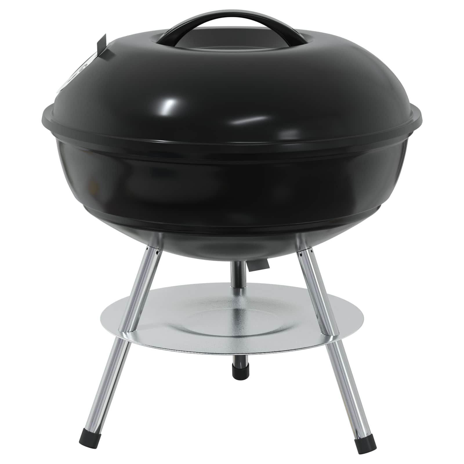 Holzkohlegrill 36,5 x 36,5 x 40 cm Schwarz