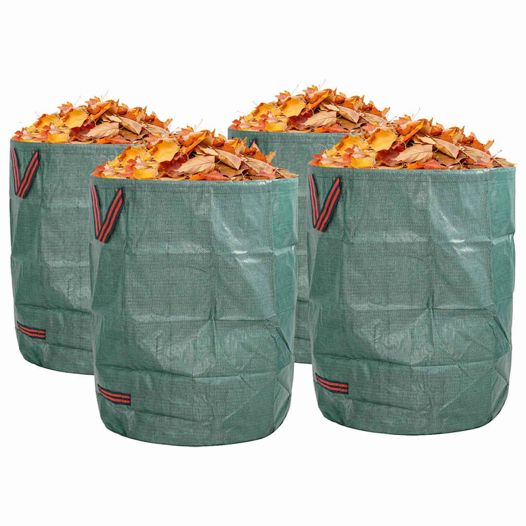 Gartenmüllsäcke 4 stk. 300 l Grün Polypropylen