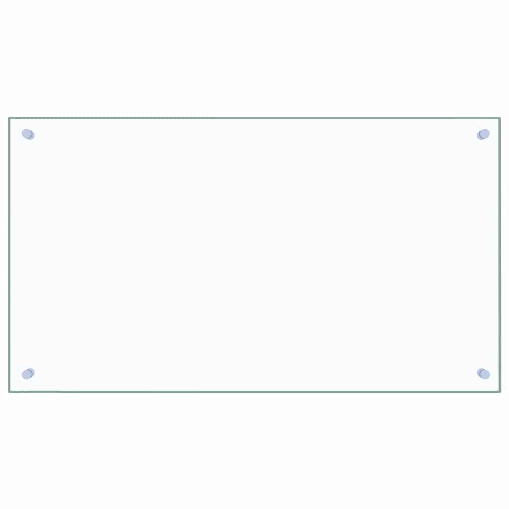 Küchenrückwand Transparent 90×50 cm Hartglas