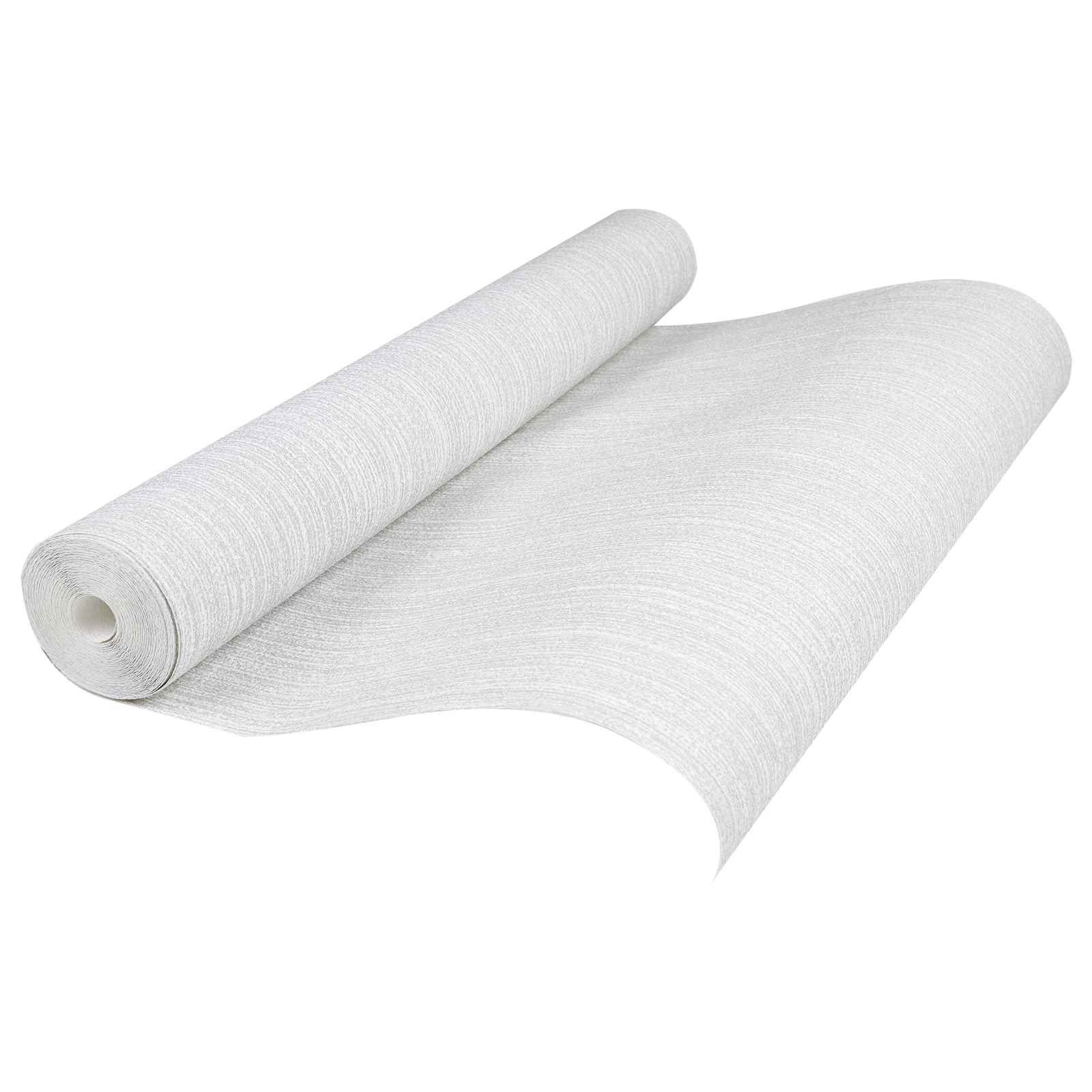 3D Solid Tapete Gestreift Hellgrau 10 x 0,53 m Vliesstoff