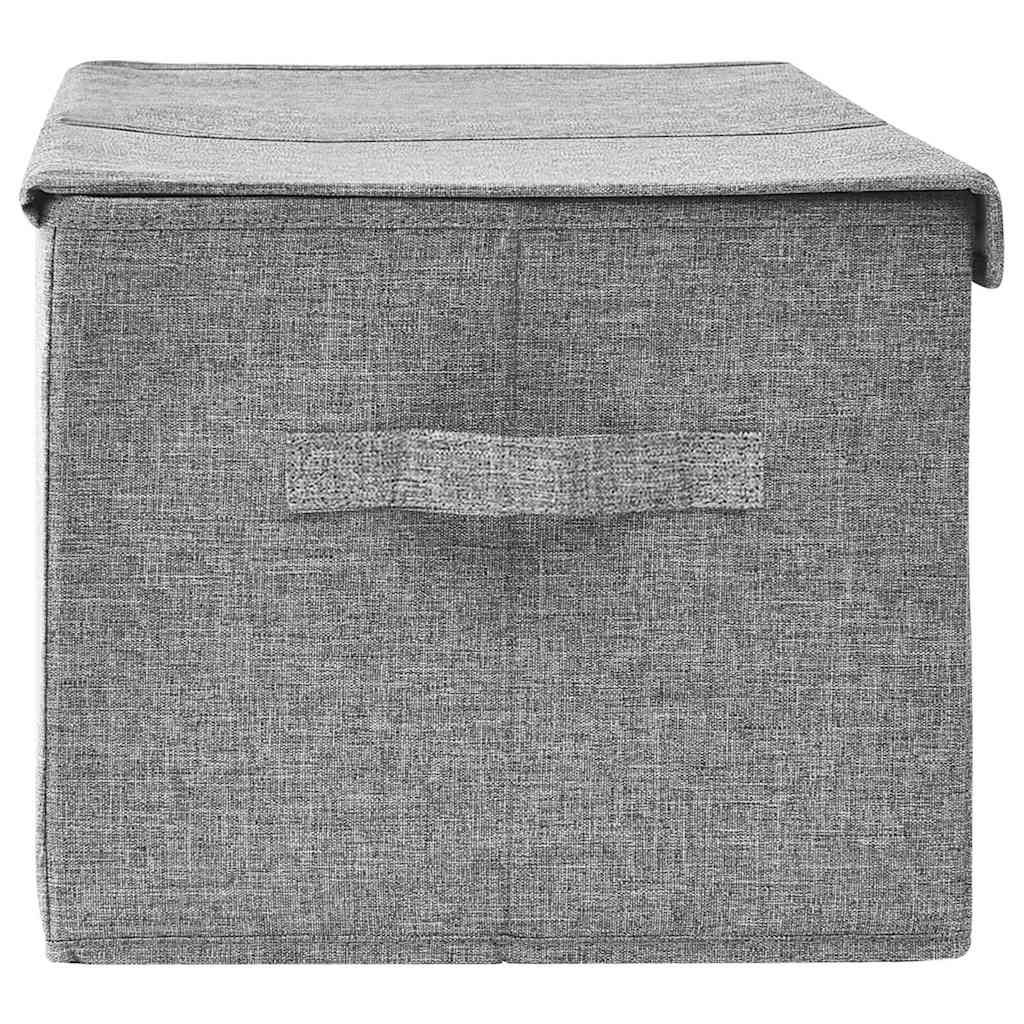 Lagerboxen Vliesstoff Grau