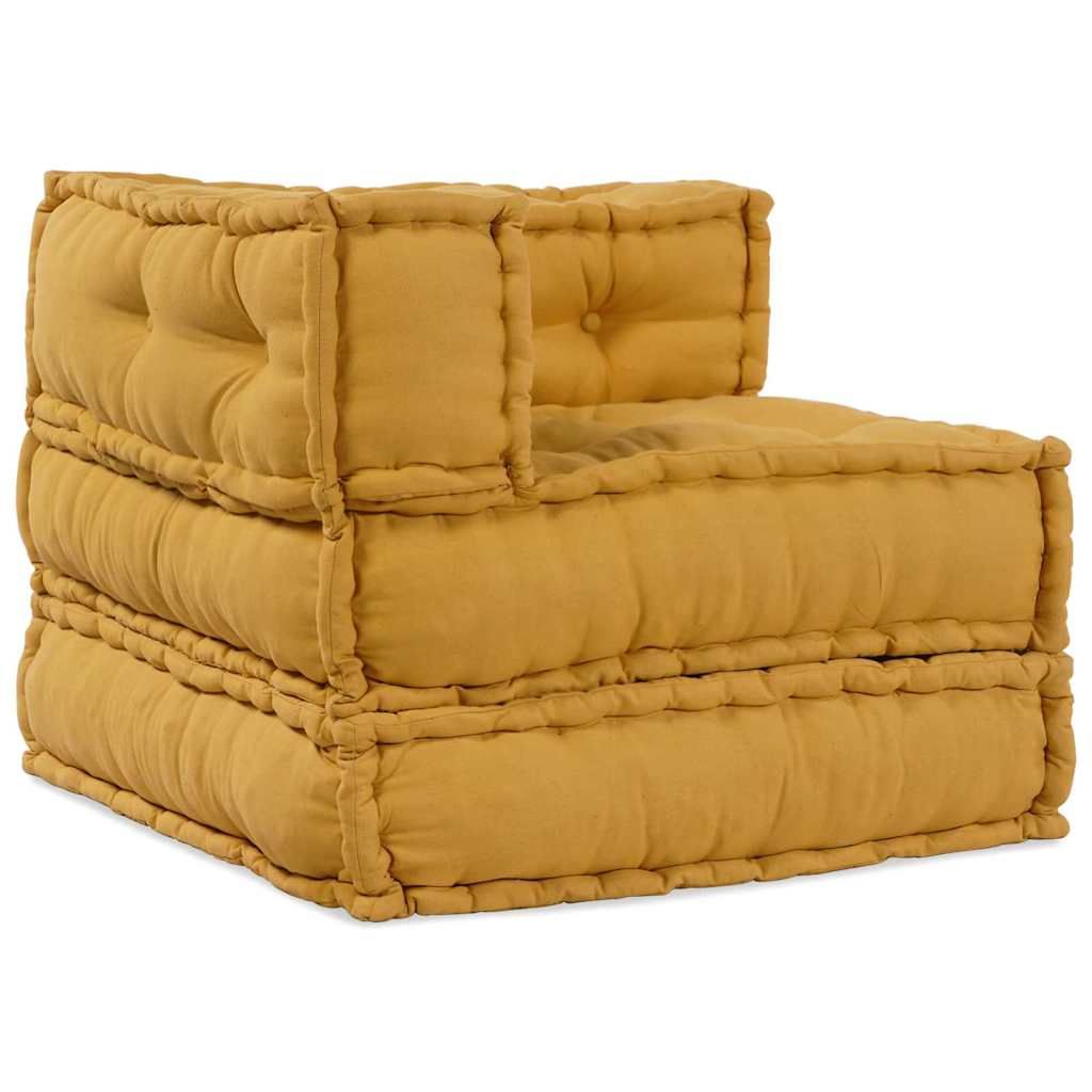 Modulare Sofagarnitur 4 pcs Gelb Stoff