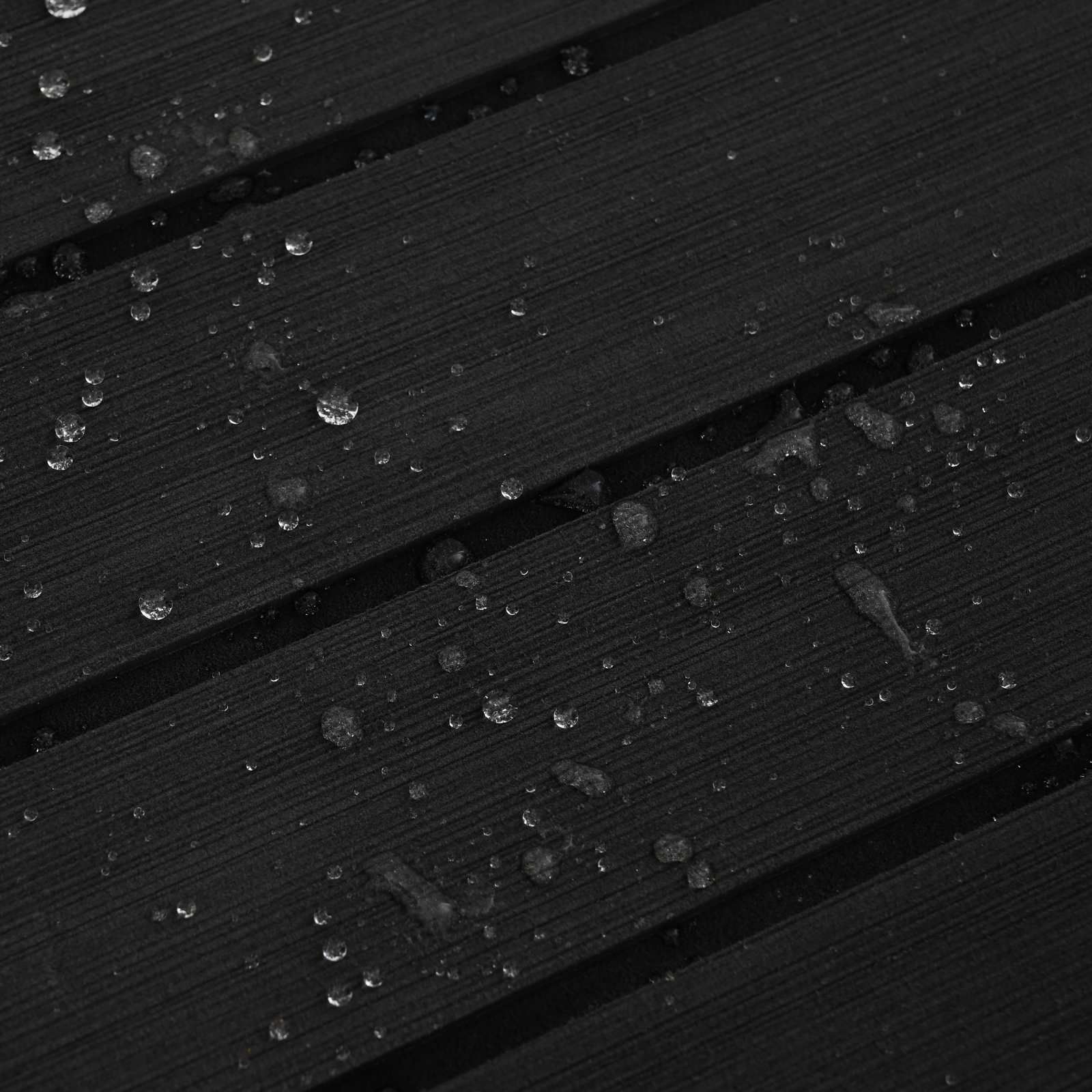 Bootsmatte Gestreift Dunkelgrau und Schwarz 240 x 90 cm EVA