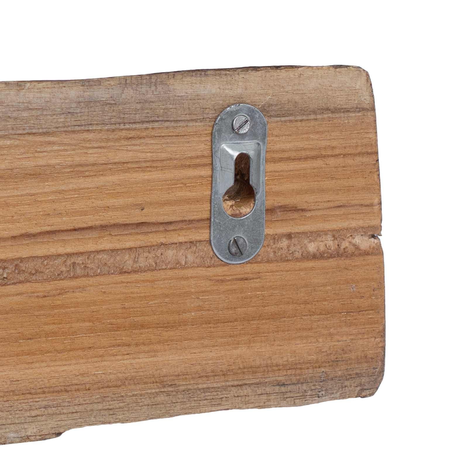Kleiderbügel Braun 50 x 8 x 12 cm Massives upgecyceltes Holz