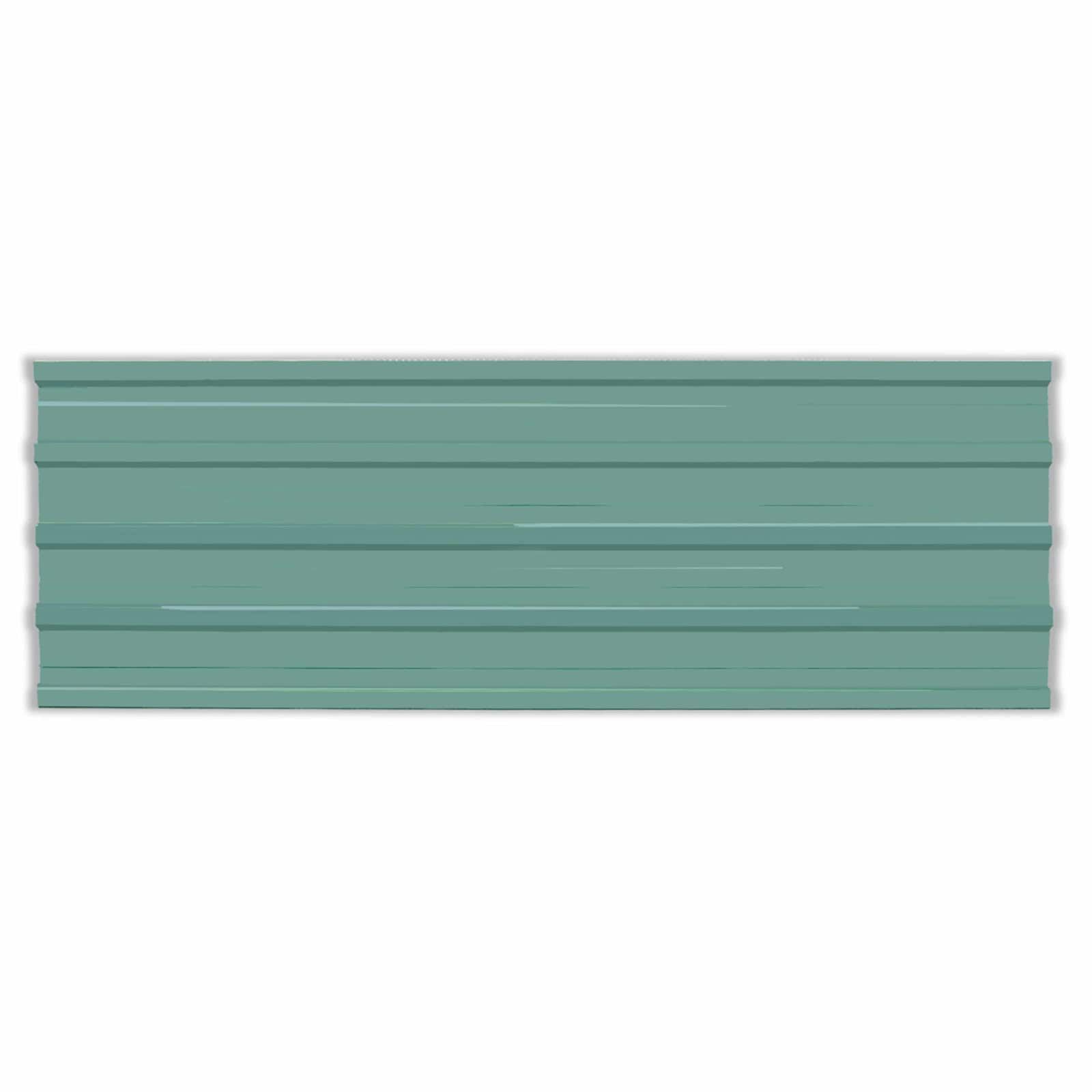 Dachpaneel 12 stk. Grün 129 x 45 cm Verzinkter Stahl
