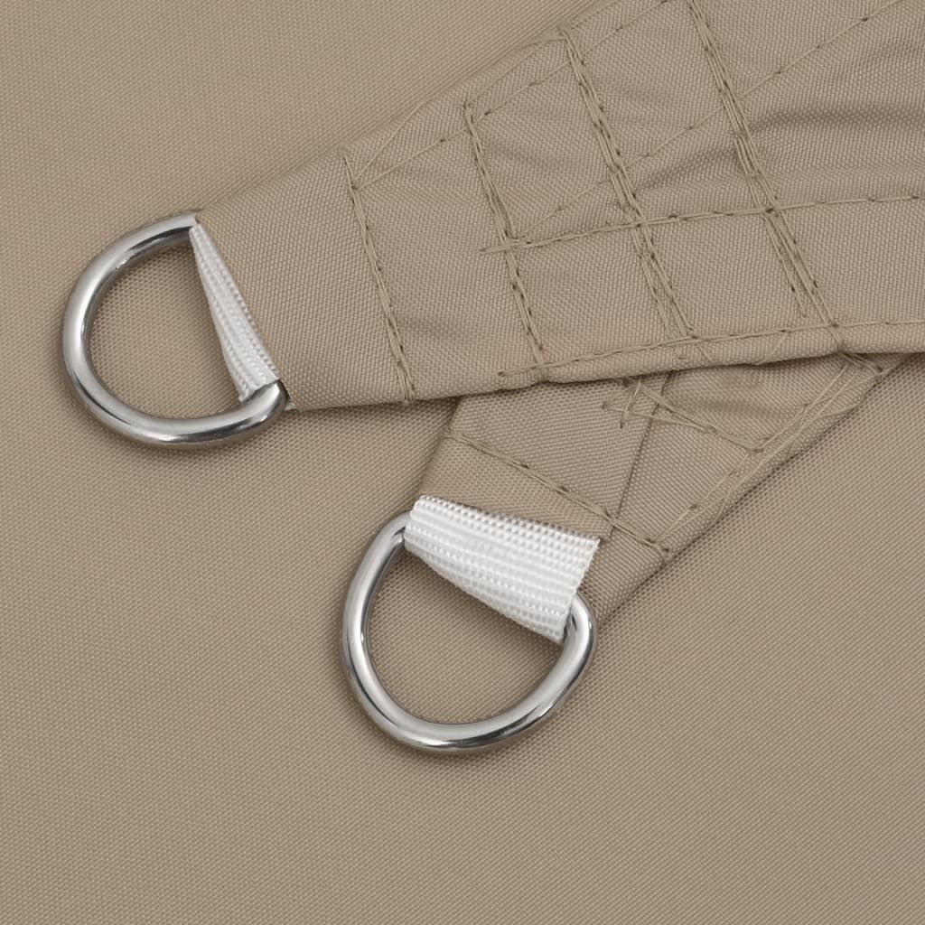 Sonnensegel Oxford-Gewebe Dreieckig 3x3x3 m Taupe