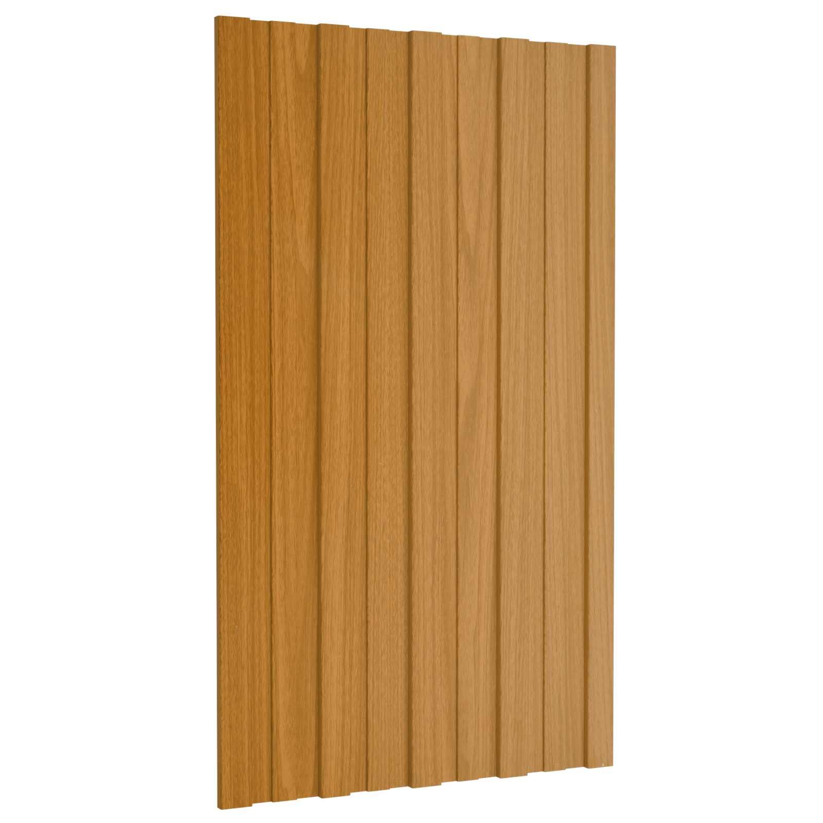 Dachpaneel 12 pcs Natur 80 x 45 cm Verzinkter Stahl
