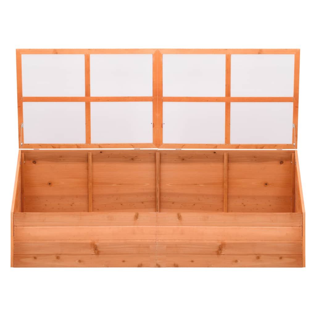 Frühbeet Holz 180x57x62 cm