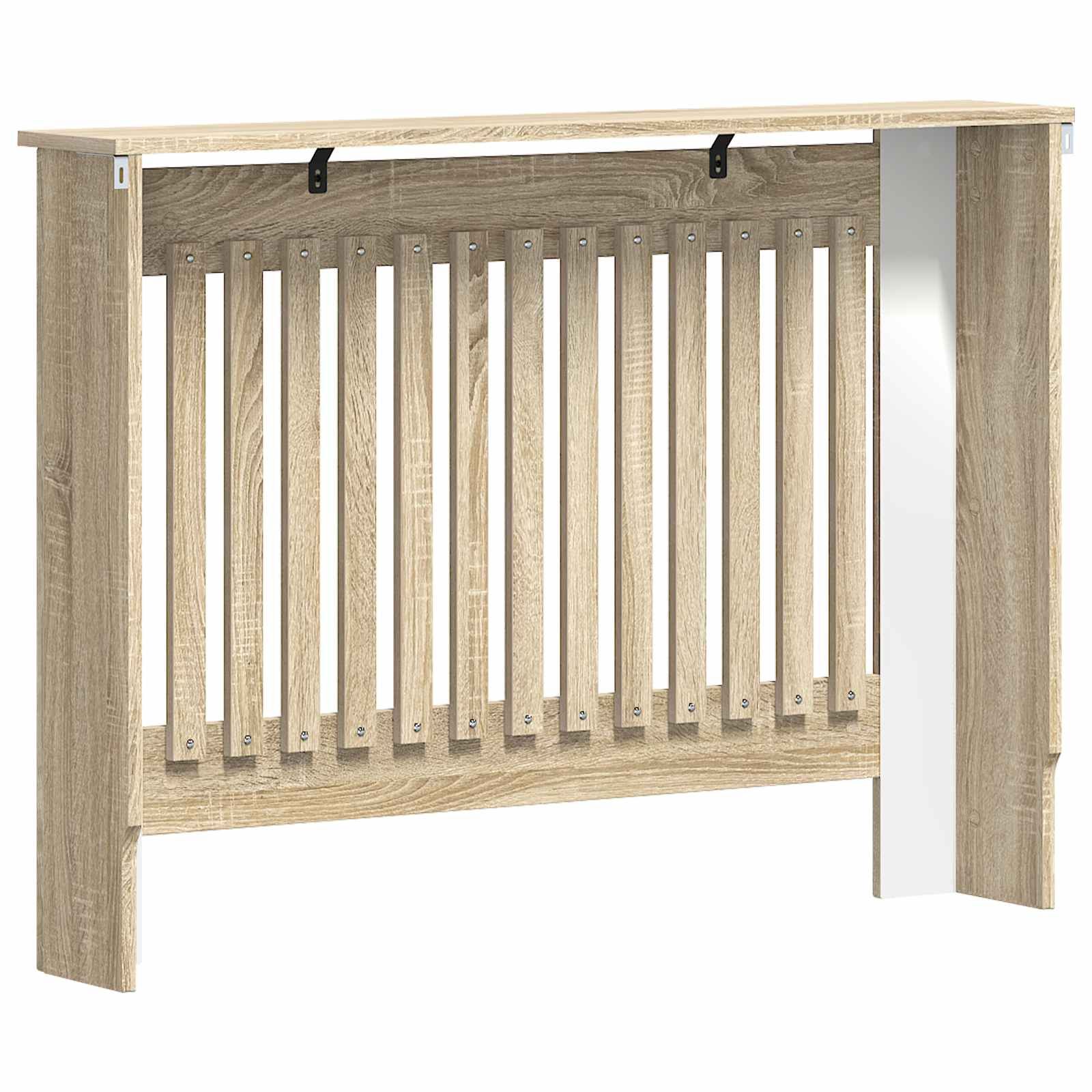 Heizkörperverkleidung 112x19x81,5 cm Holzwerkstoff