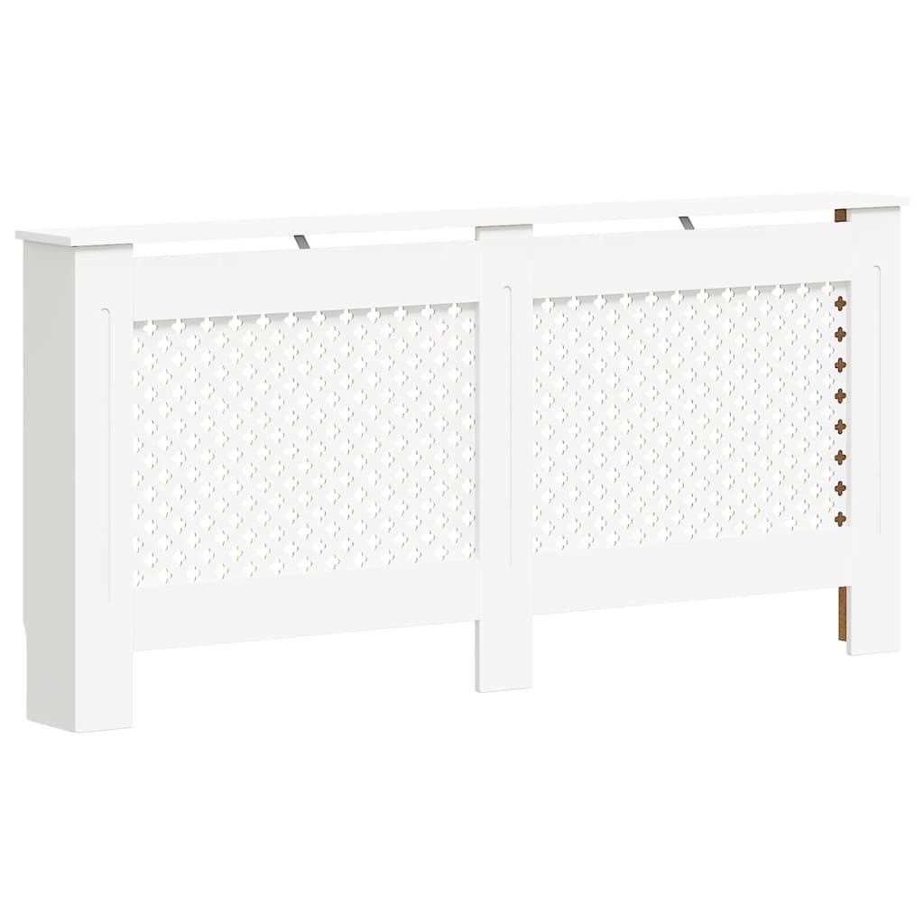 Heizkörperabdeckung Weiß 172×19×81,5 cm MDF