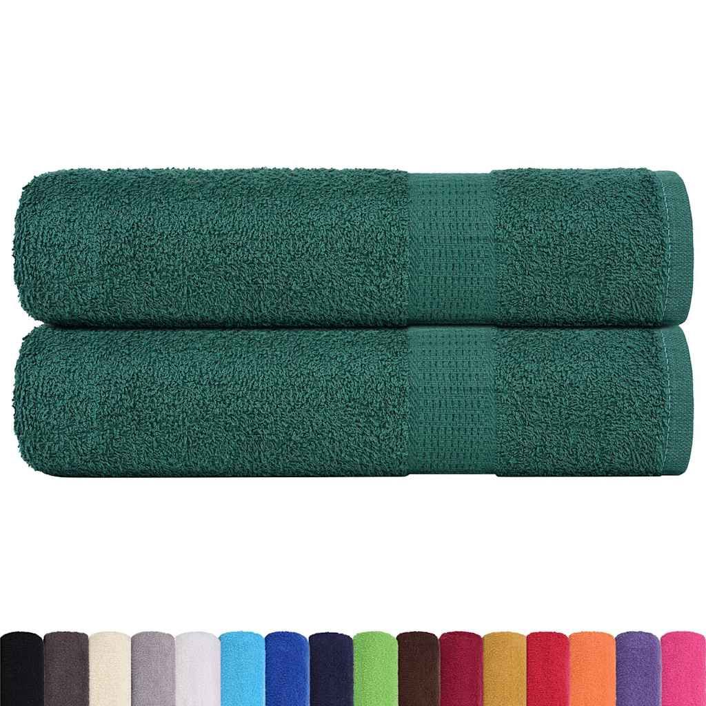 Duschtücher FROGN 2 Stk. Grün 70x140 cm 360 g/m²