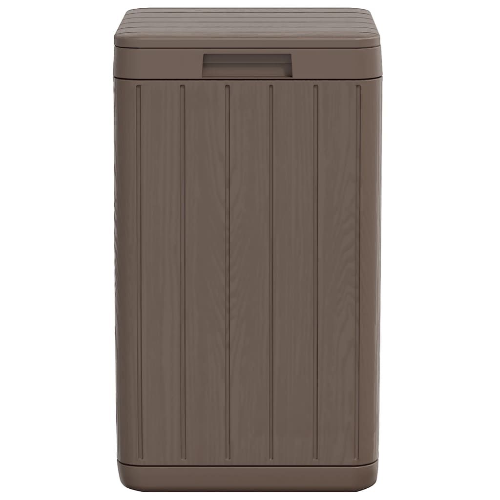 Outdoor-Mülltonne Braun 38x38x65 cm PP