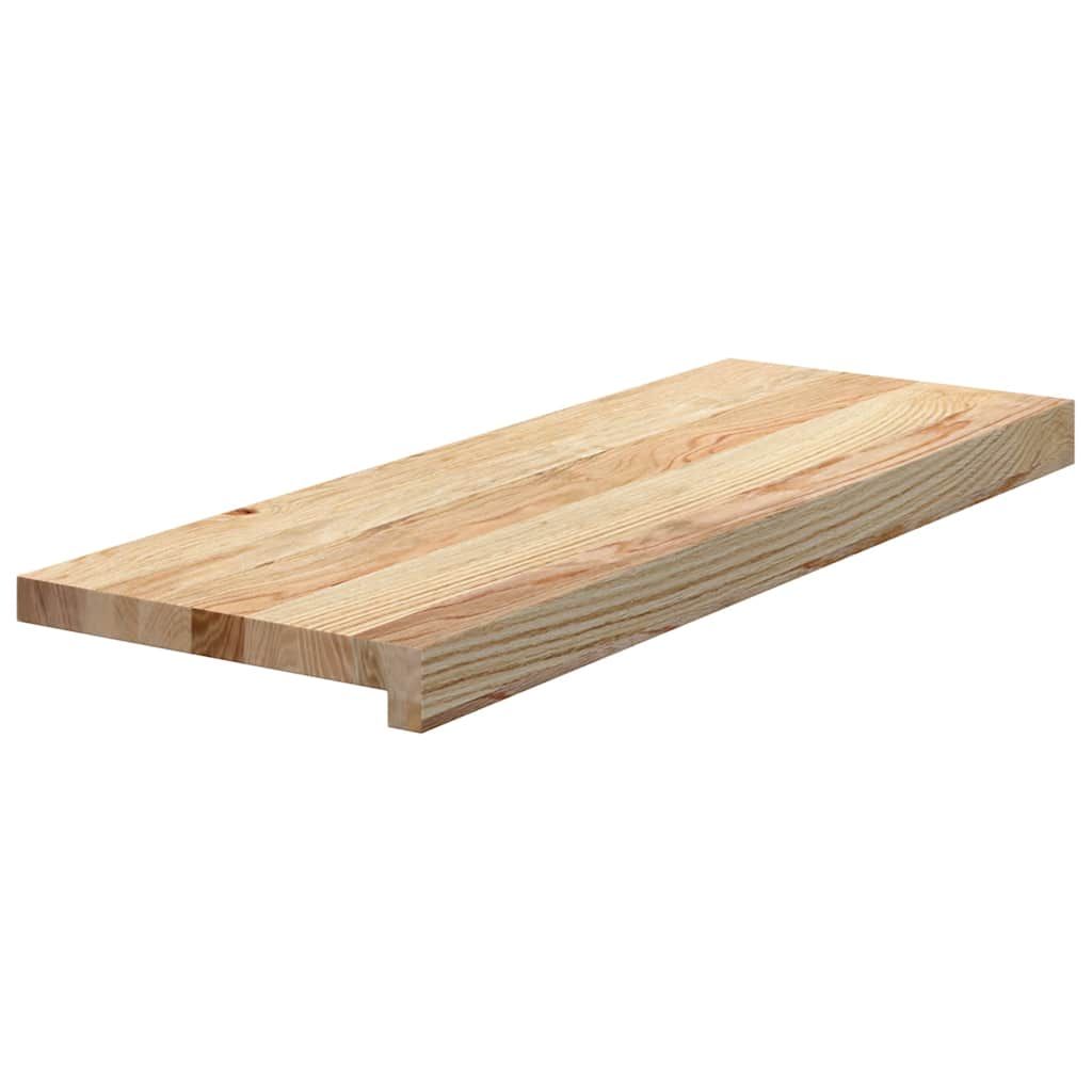 Treppenstufen 8 Stk. Unbehandelt 70x25x2 cm Massivholz Eiche