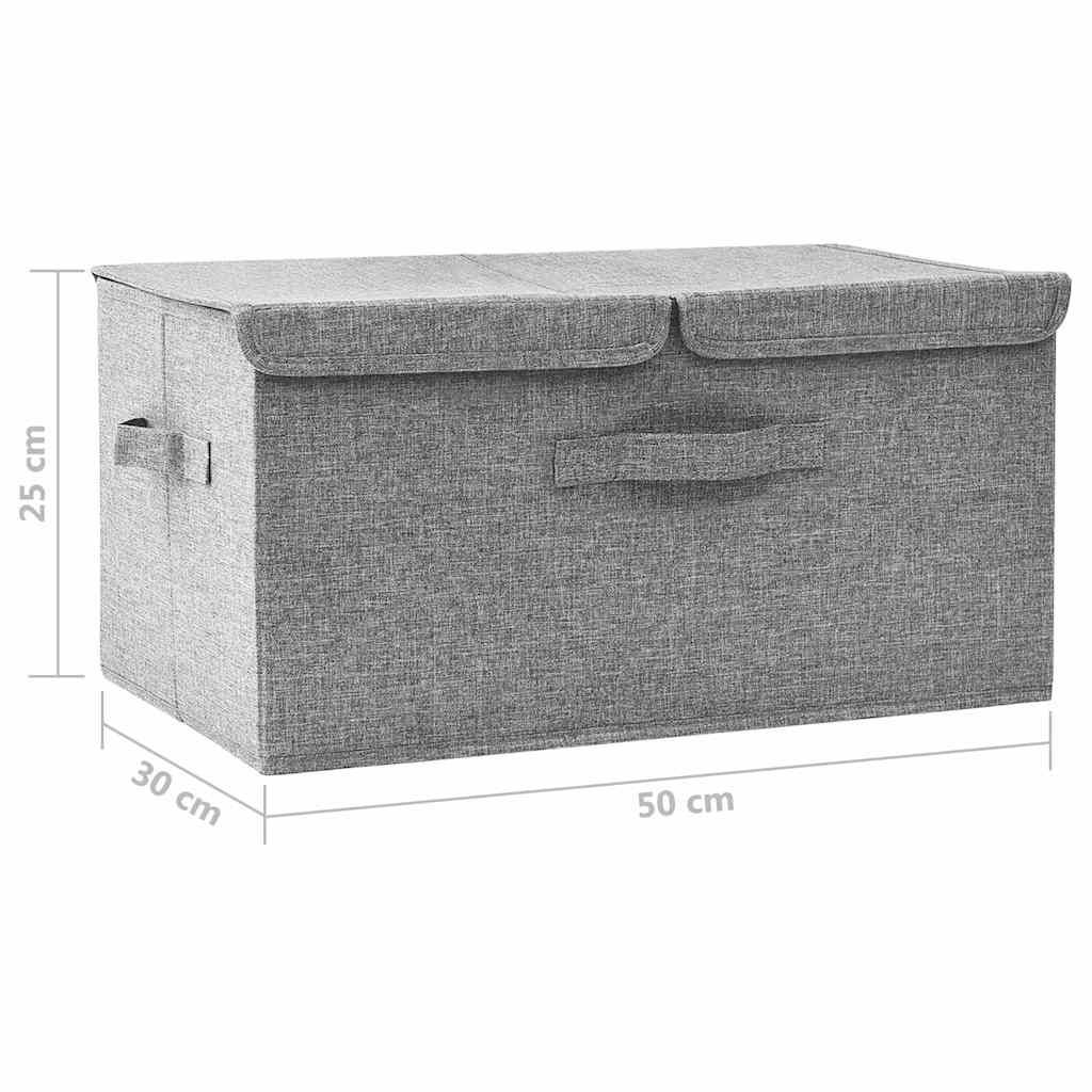 Lagerboxen Vliesstoff Grau
