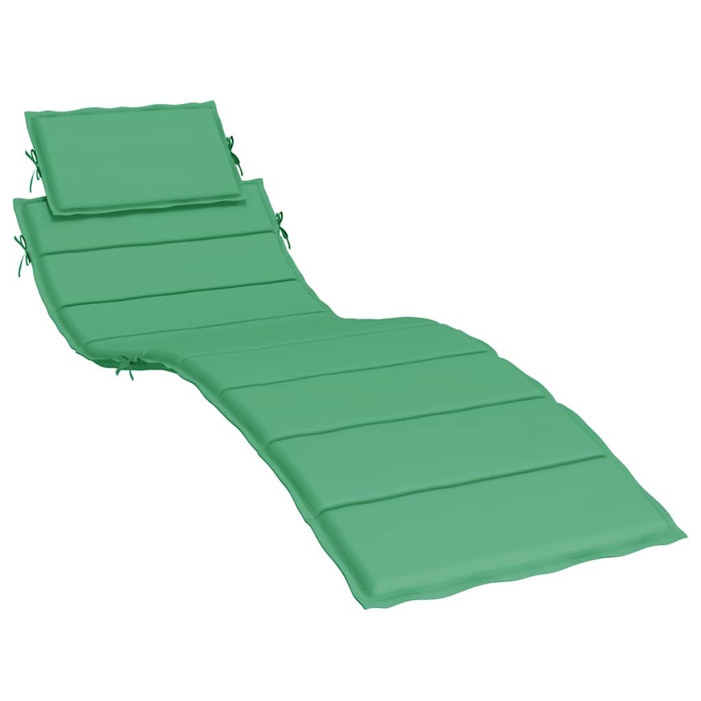 Sonnenliegen-Auflage Grün 186x58x4 cm Oxford-Gewebe
