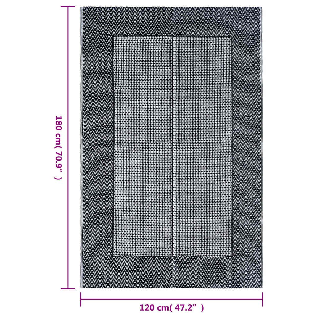 Outdoor-Teppich ARAKIL Grau 120x180 cm PP